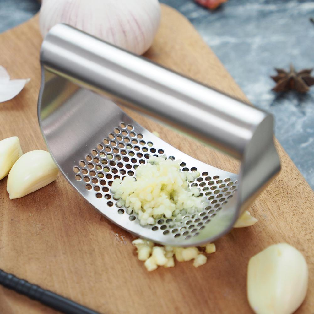 Ergonomic Design Garlic Press Fruits & Vegetables Tools Kitchen Kitchen Tools & Gadgets 