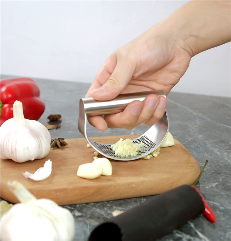 Ergonomic Design Garlic Press