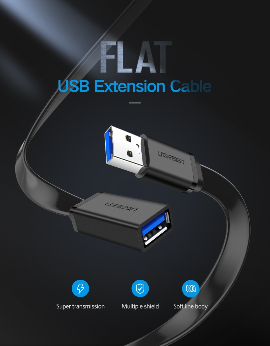 Flat USB Cable for PC