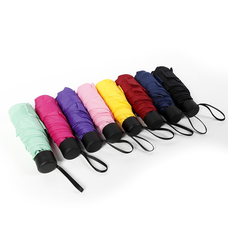 Foldable Anti-UV Mini Umbrella Luggage & Travel Bags Umbrellas 