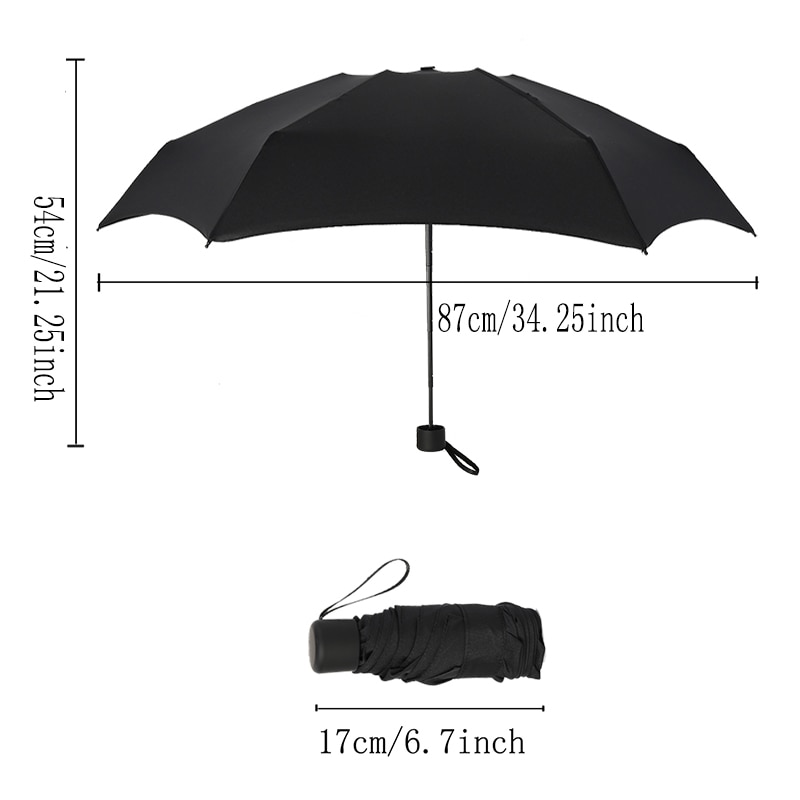 Foldable Anti-UV Mini Umbrella Luggage & Travel Bags Umbrellas 