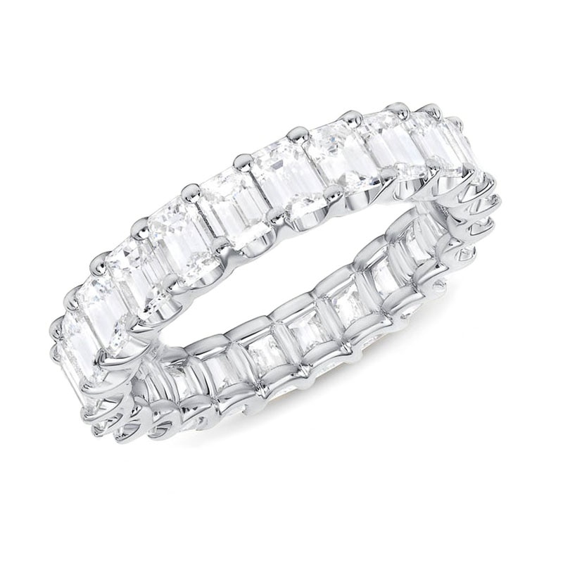 Geometric Crystal Ring Rings Women Jewelry Ring Size: 6|7|8|9|10 Main Stone Color: Silver  