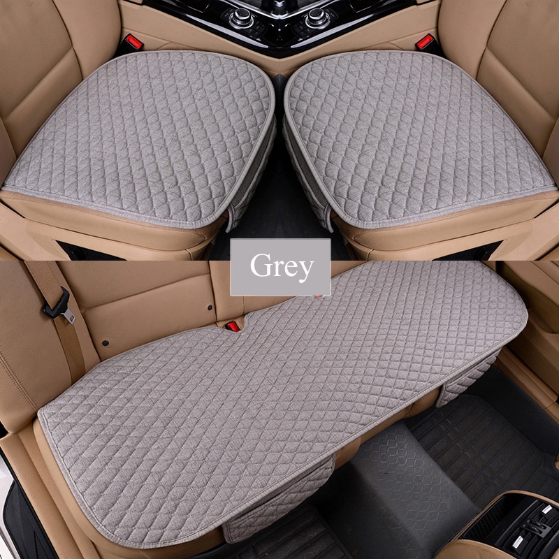 Linen Car Seat Cover for Protection Automobiles & Motorcycles Interior Accessories 