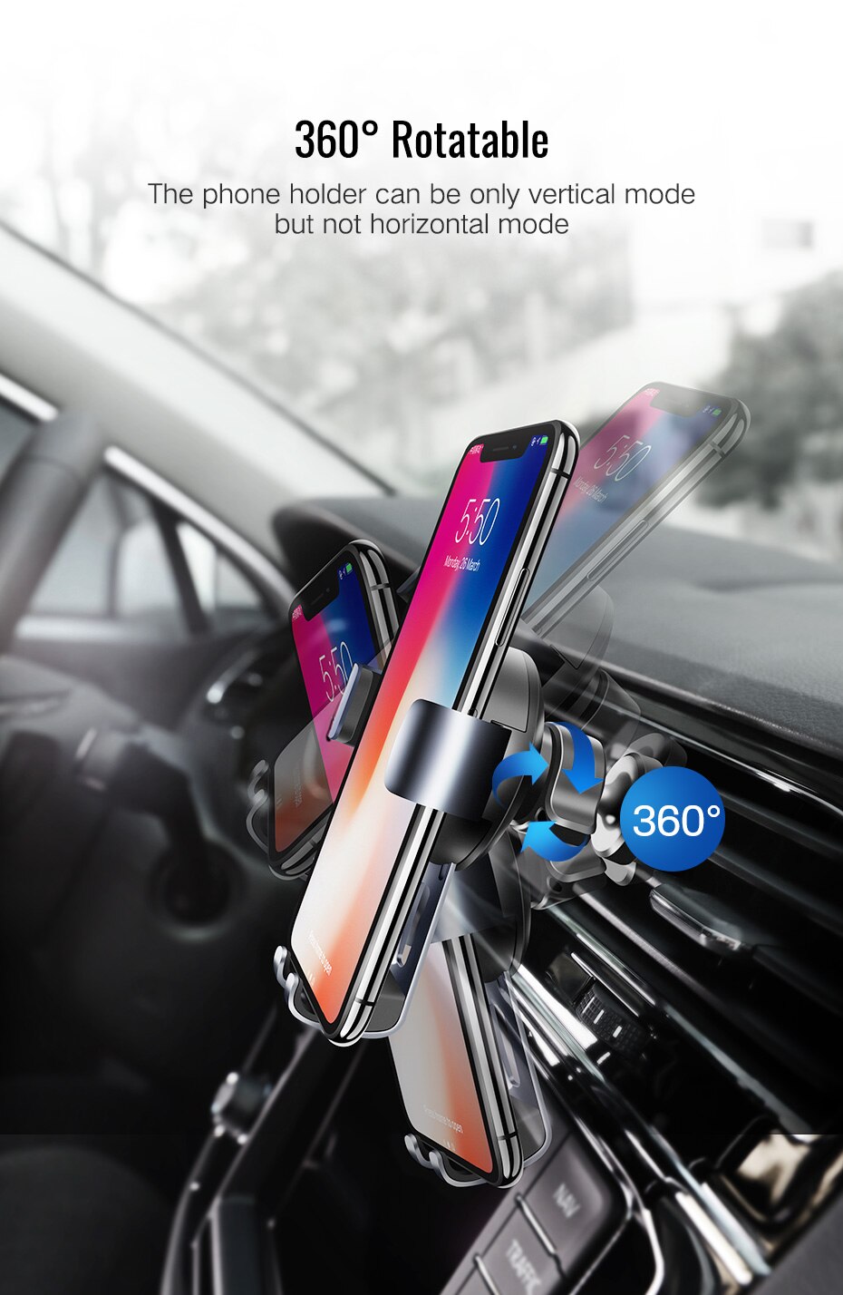 Magnetic Phone Holder for Cars