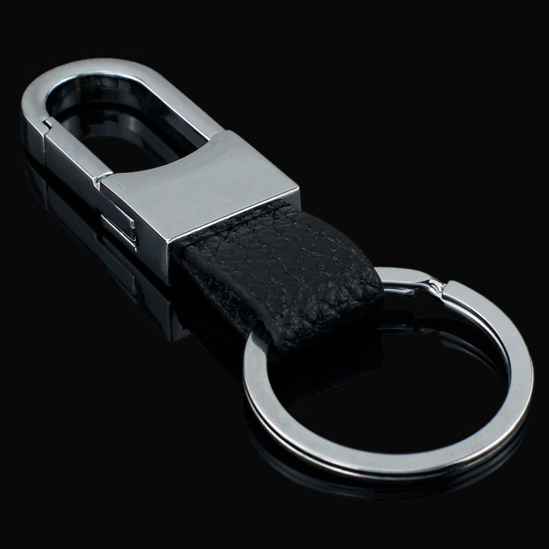 Men's Classic Leather Keychain Keychains Luggage & Travel Bags 