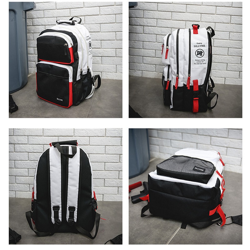 Men's Contrast Design Travel Backpack Luggage & Travel Bags Travel Bags 