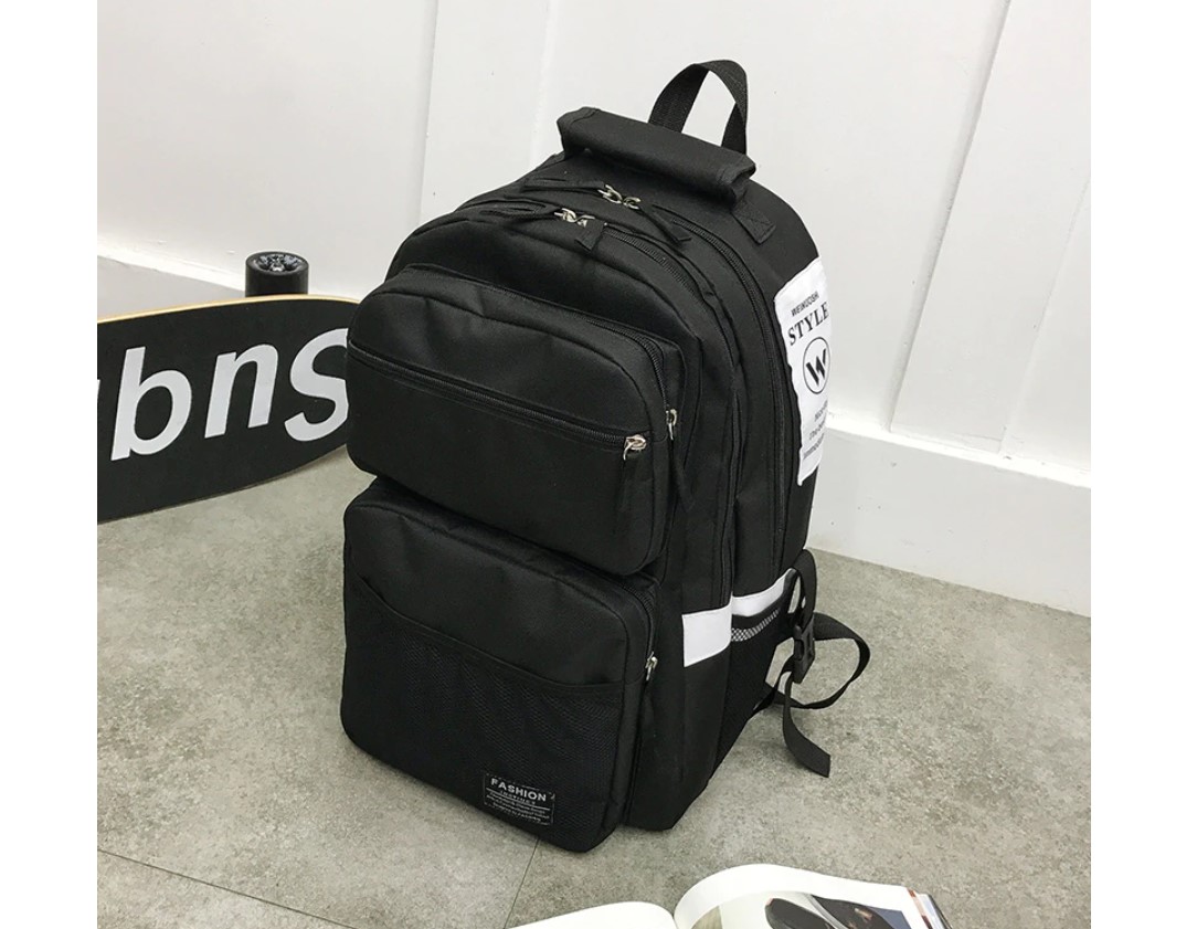 Men’s Contrast Design Travel Backpack