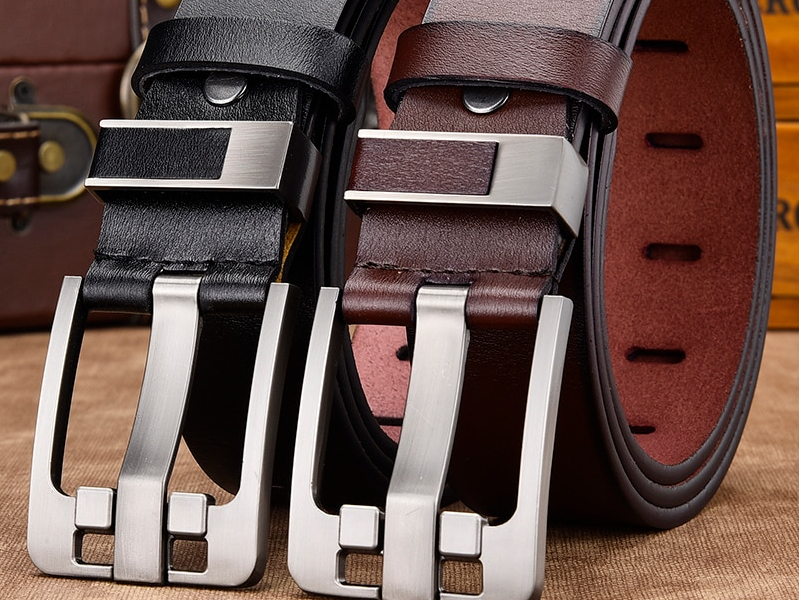 Men’s Genuine Leather Classic Belt - Aalamey