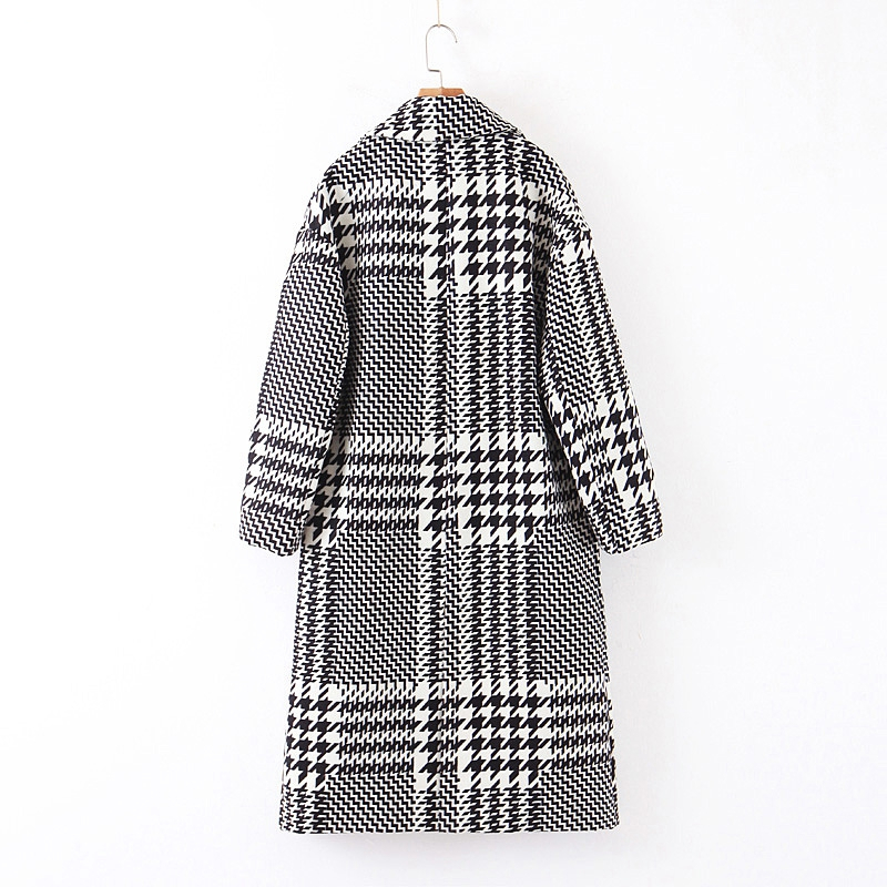 Plaid Women's Winter Coat Coats Jackets & Coats Women's Clothing & Accessories 