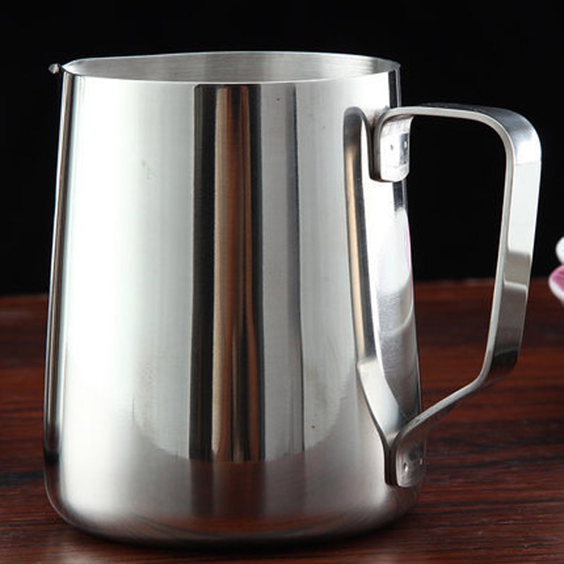 Silver Metal Milk Jug Coffee & Tea Tools Kitchen 