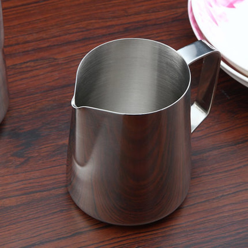 Silver Metal Milk Jug Coffee & Tea Tools Kitchen 