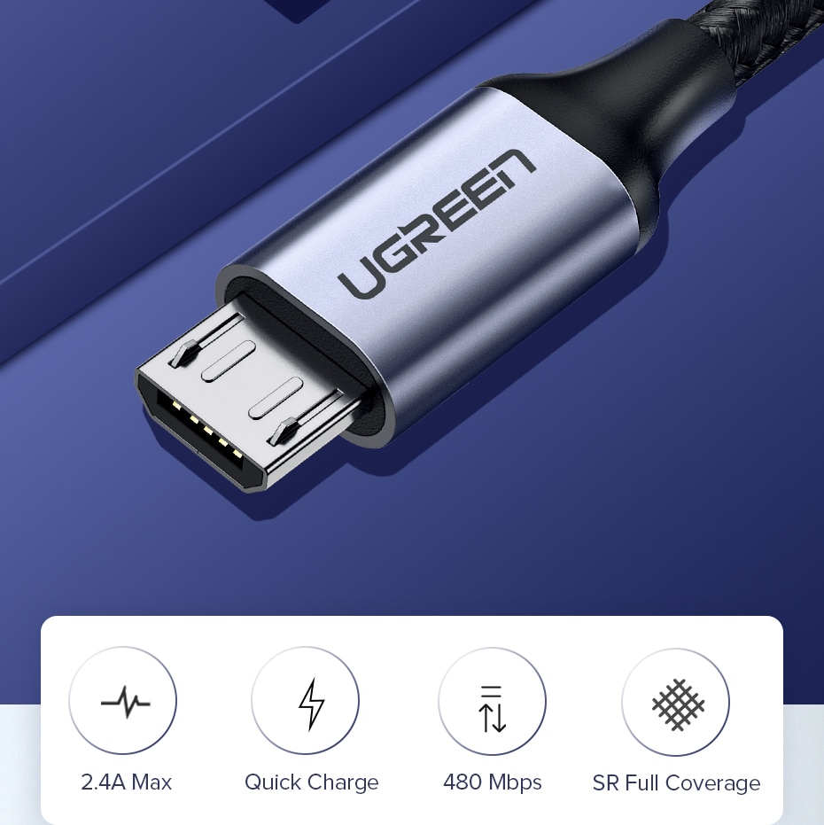 Simple Micro USB Cable for Phones and Tablets