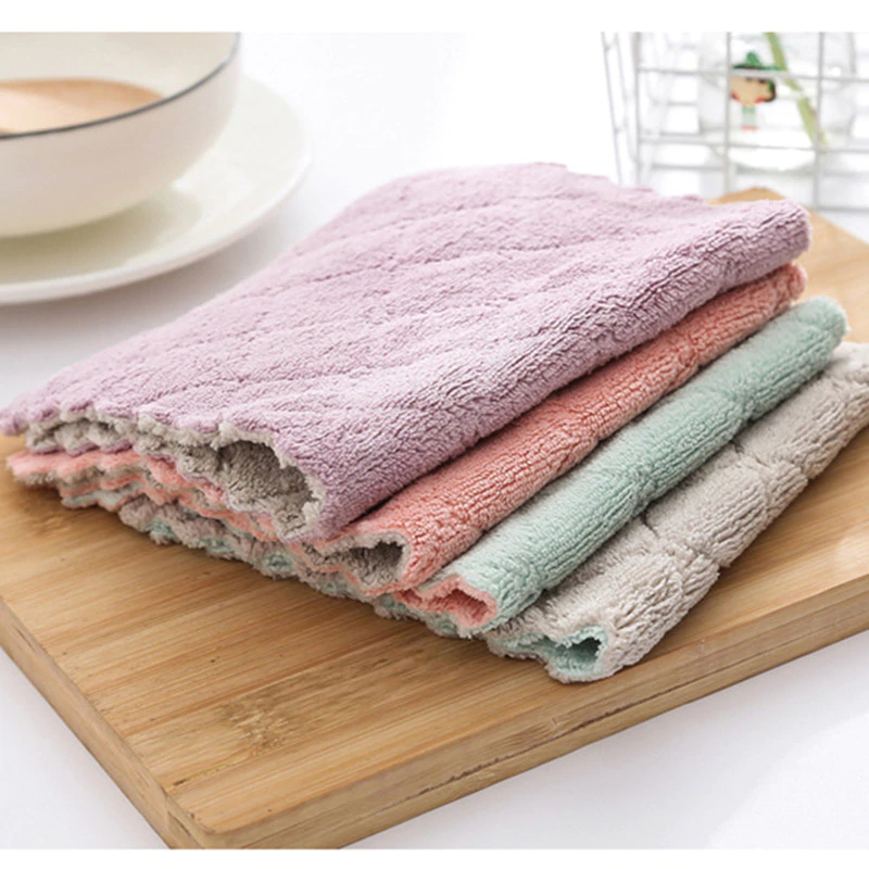 Super Absorbent Microfiber Kitchen Towels 8 pcs Set Cleaning Supplies Kitchen 