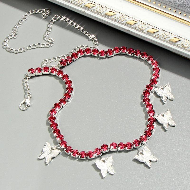 Vintage Butterfly Necklace Necklaces Women Jewelry 