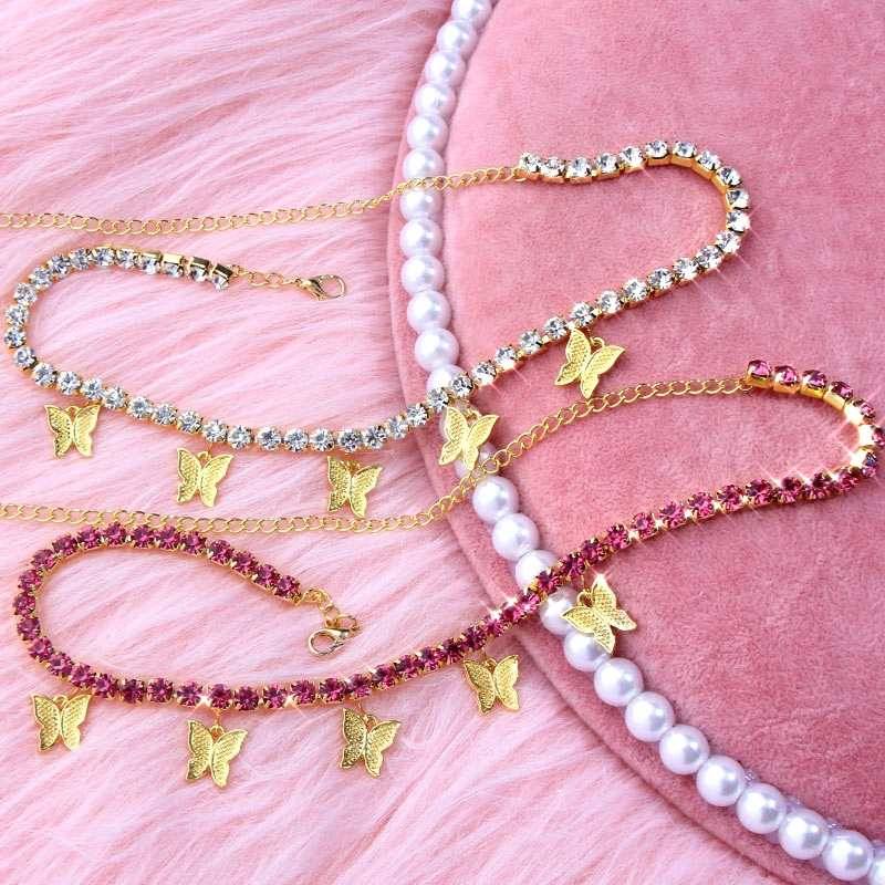 Vintage Butterfly Necklace Necklaces Women Jewelry 