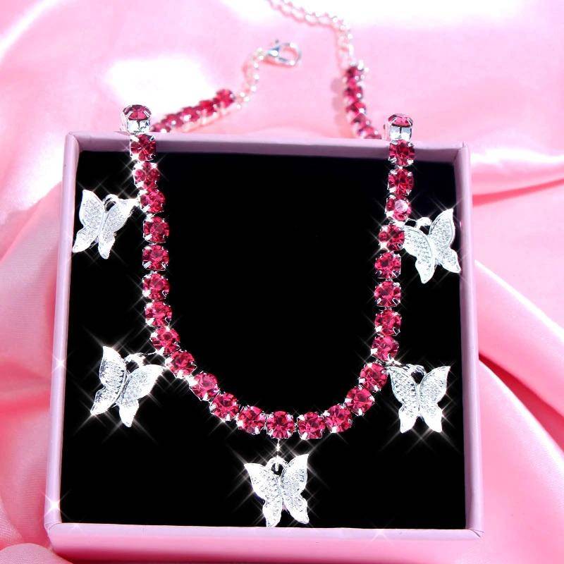 Vintage Butterfly Necklace Necklaces Women Jewelry 