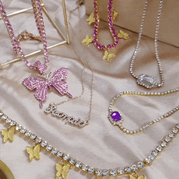 Vintage Butterfly Necklace