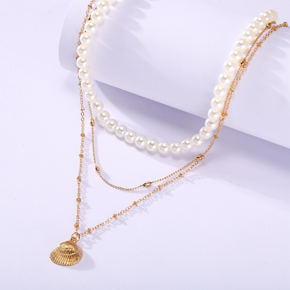 Vintage Multi-Layer Pearl Necklace for Women Vintage Multi-Layer Pearl Necklace for Women