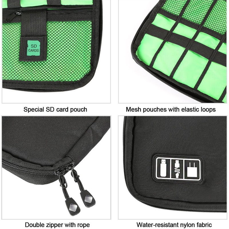 Waterproof Durable Colorful Travel Storage Bag with Double Zipper Luggage & Travel Bags Travel Bags 