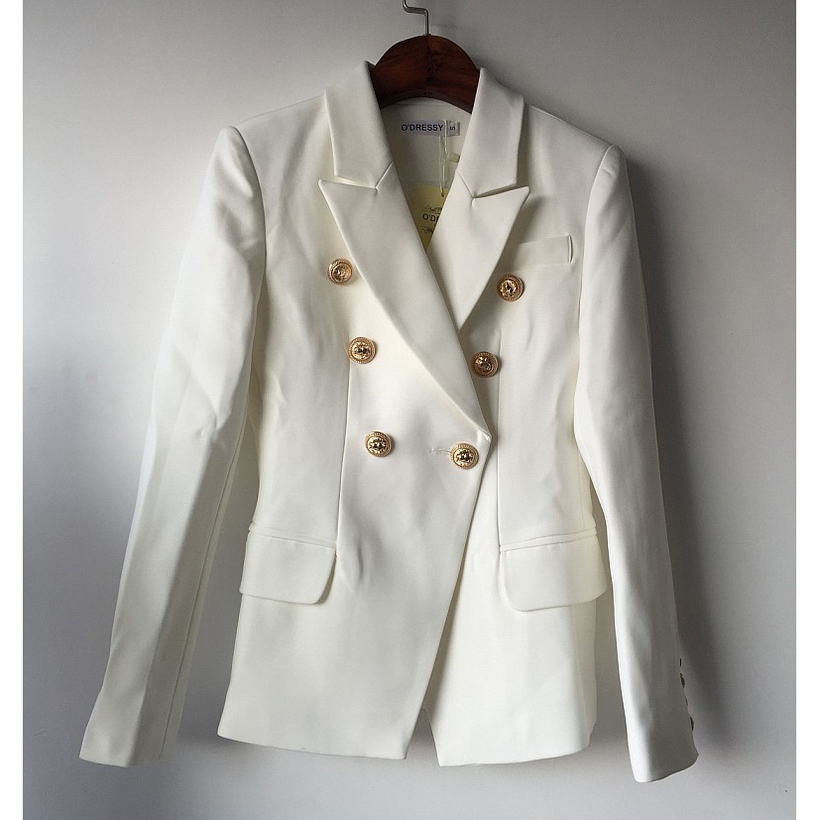 Women's Classic Double Breasted Blazer Basic Jackets Jackets & Coats Women's Clothing & Accessories 