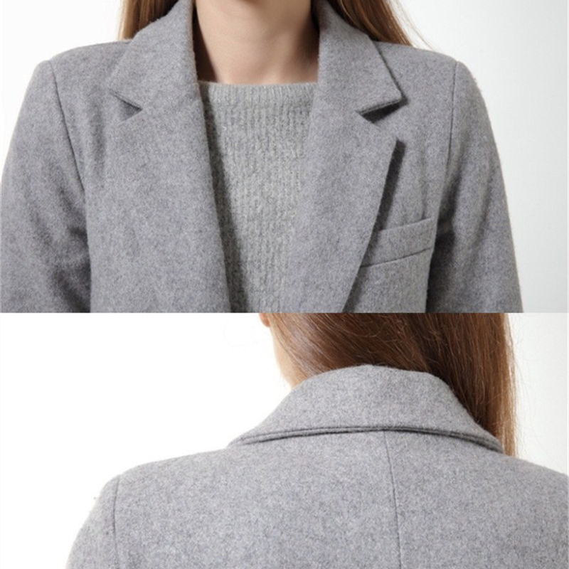 Women's Classic Long Wool Coat Coats Jackets & Coats Women's Clothing & Accessories 