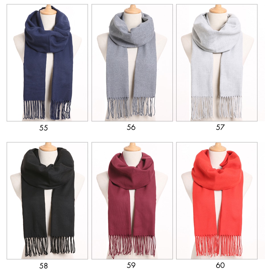 Women's Plaid Winter Scarf Accessories Scarves Women's Clothing & Accessories 