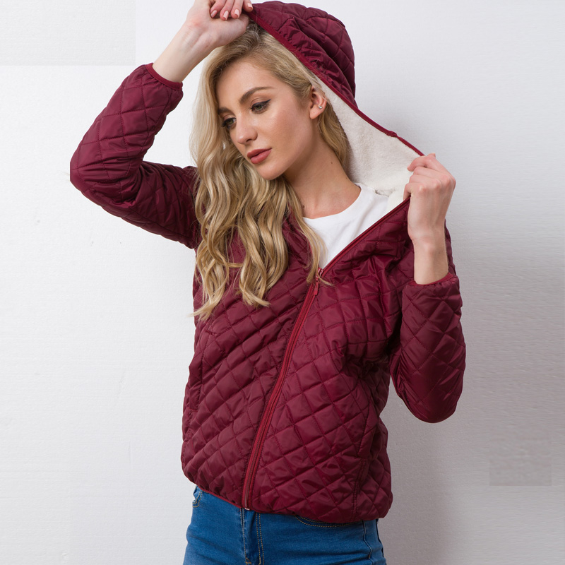 Women's Quilted Autumn Down Jacket Down Jackets Jackets & Coats Women's Clothing & Accessories 