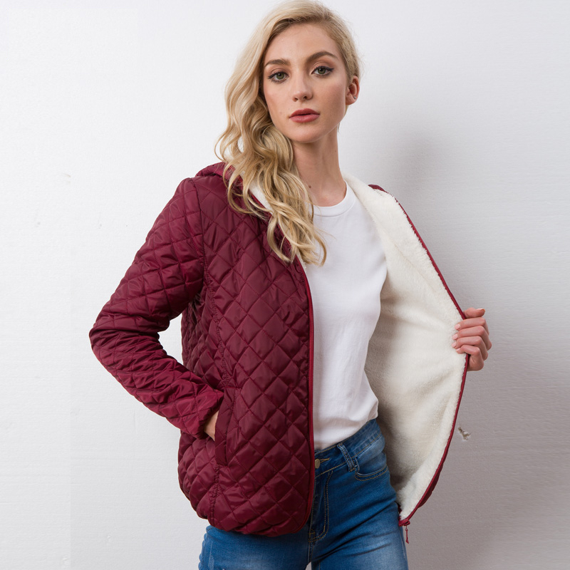 Women's Quilted Autumn Down Jacket Down Jackets Jackets & Coats Women's Clothing & Accessories 