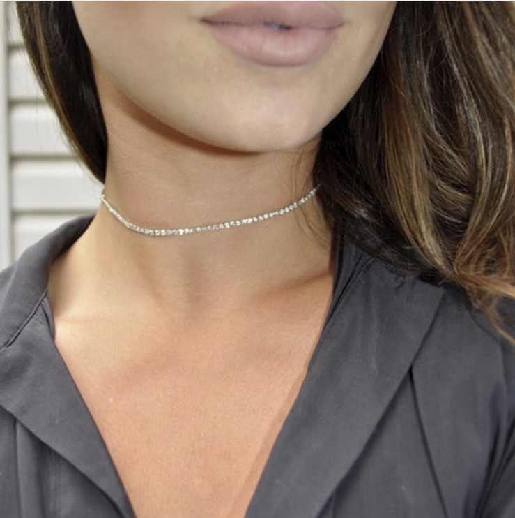 Women's Simulation Pearl Choker Necklace Necklaces Women Jewelry 
