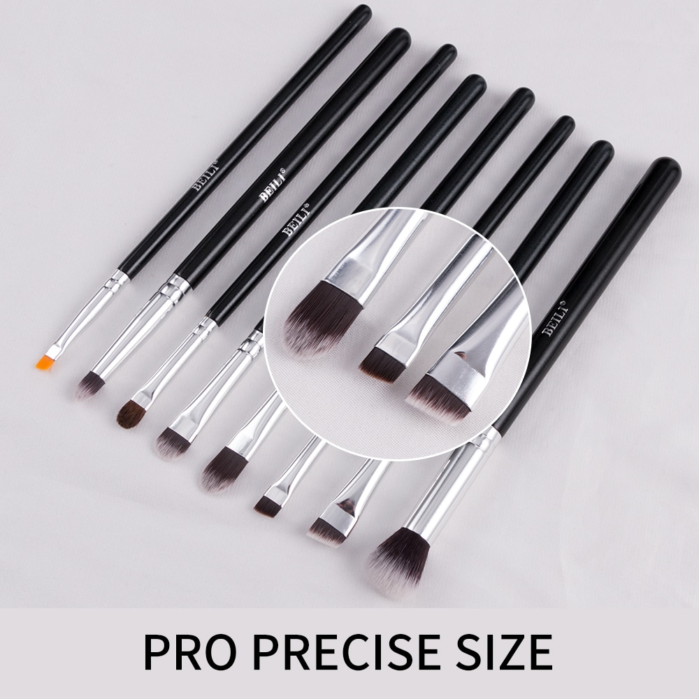 Goat Hair Eye Makeup Brushes 15 Pcs Set Beauty & Health Makeup Makeup Brushes 