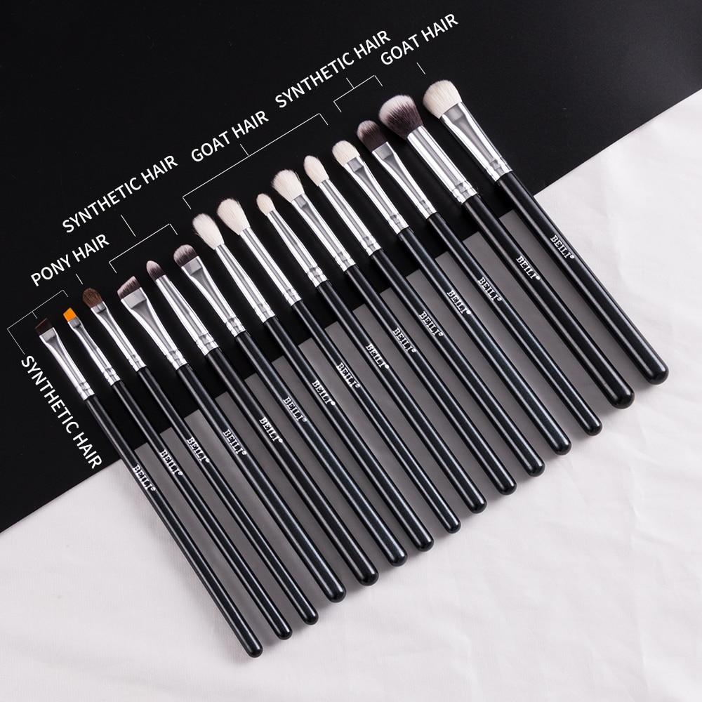 Goat Hair Eye Makeup Brushes 15 Pcs Set Beauty & Health Makeup Makeup Brushes 