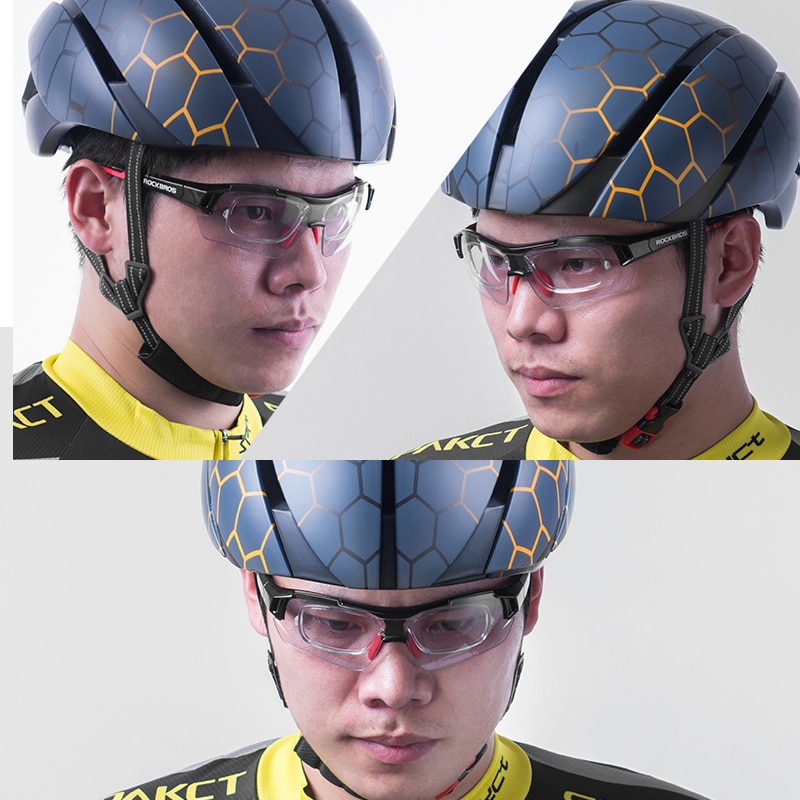 Ultra-Light Photochromic Cycling Glasses with Built-in Myopia Frame Cycling Clothing Cycling Eyewear Sports 