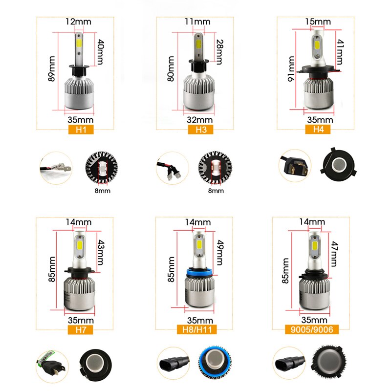 Car Headlight Bulbs Car Headlight Bulbs