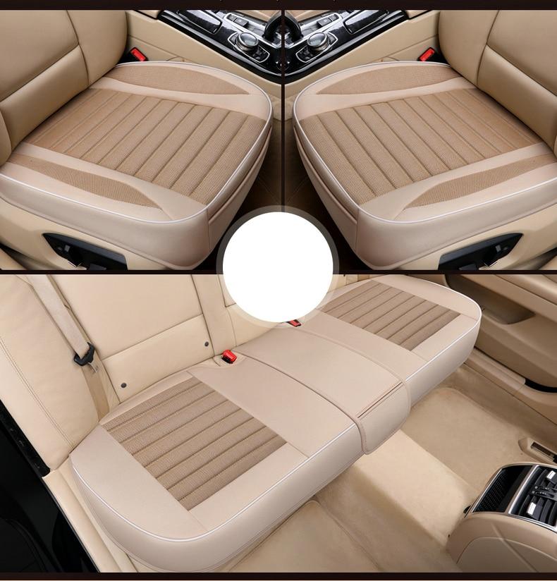 Breathable Flax Seat Cover For Car