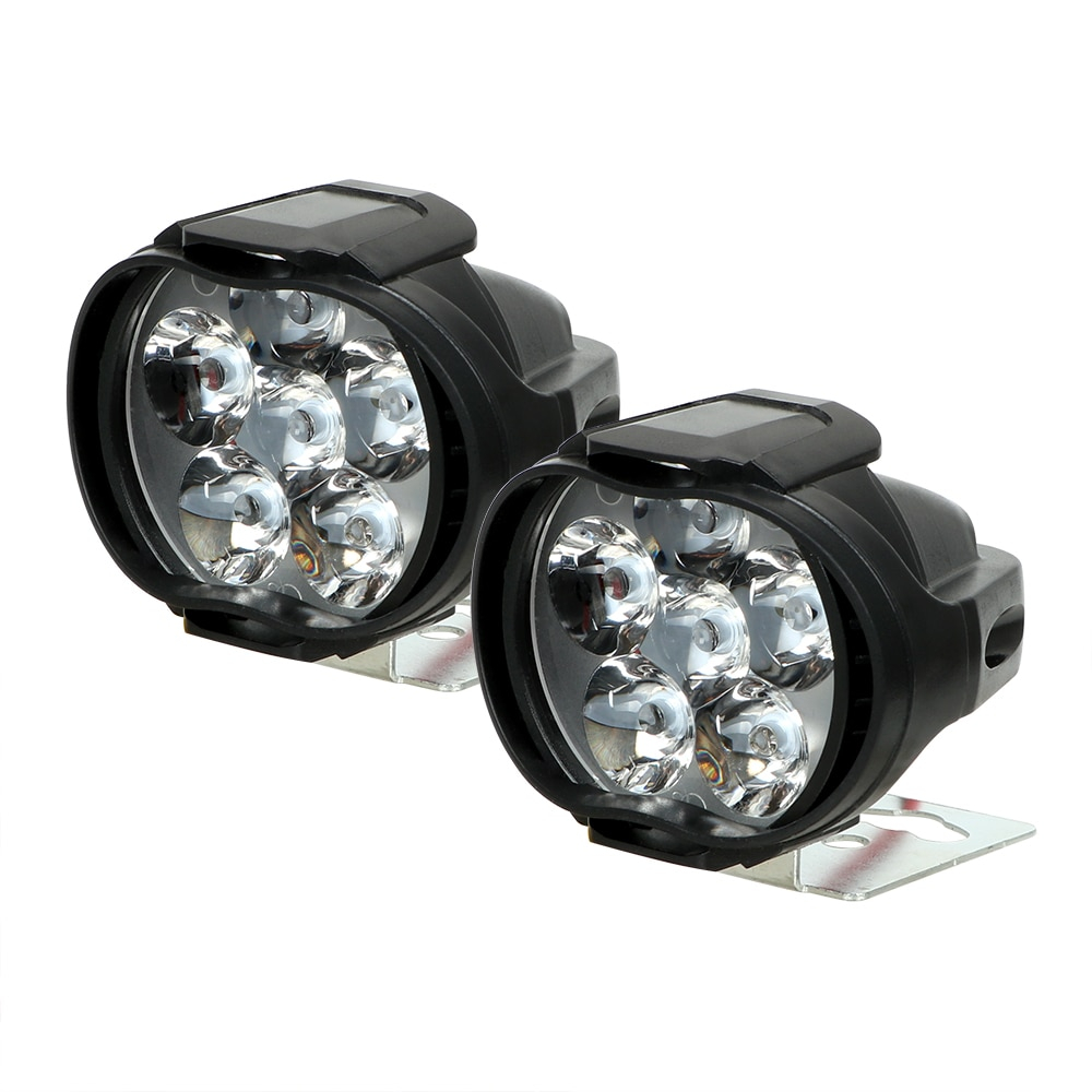 6500K Motorcycle Spotlights Pair