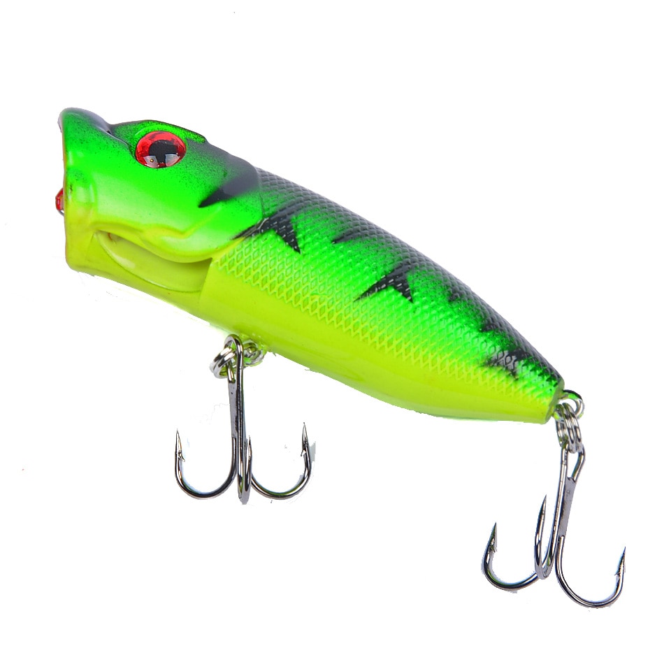 Popper Fishing Lure with 3D Eyes