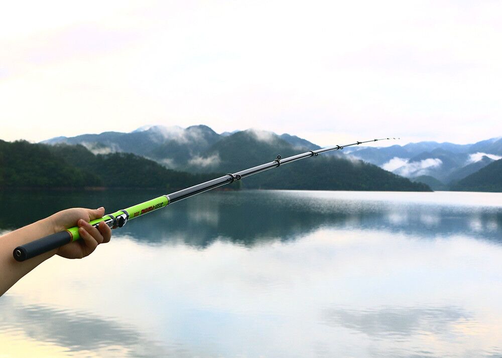 Long Telescopic Spinning Fishing Rod