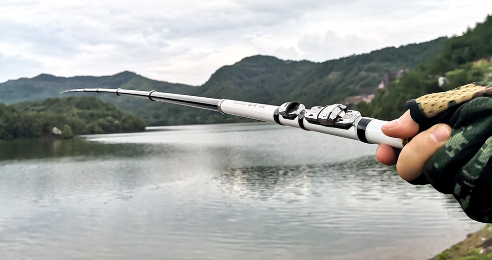 Long Telescopic Spinning Fishing Rod