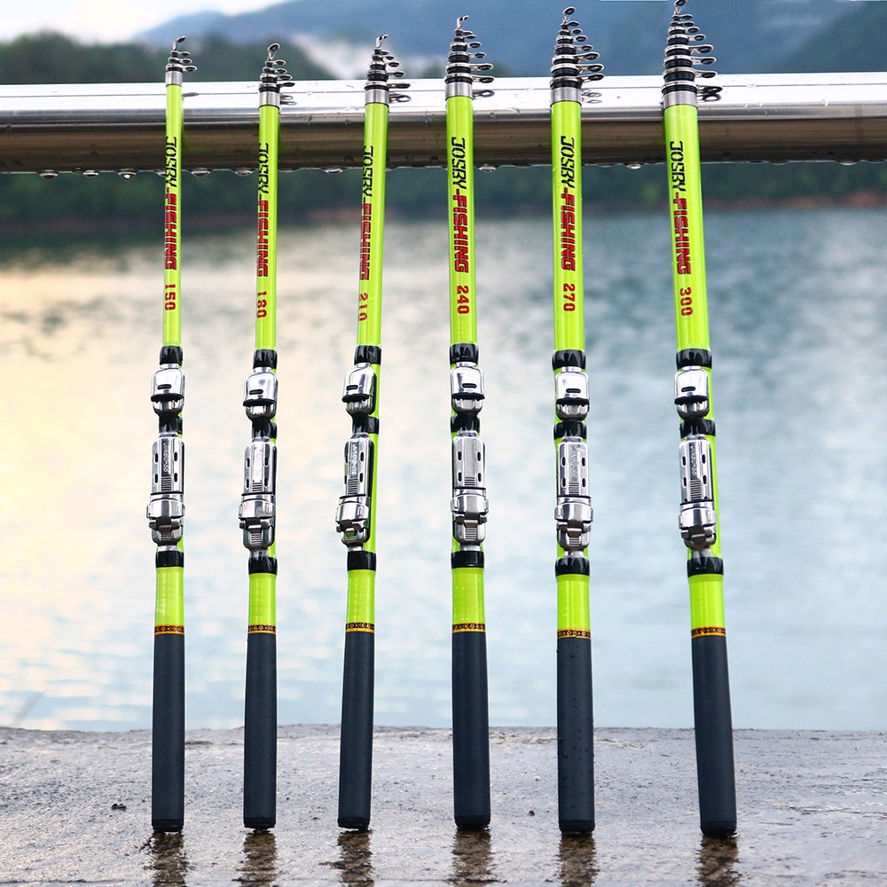 Long Telescopic Spinning Fishing Rod