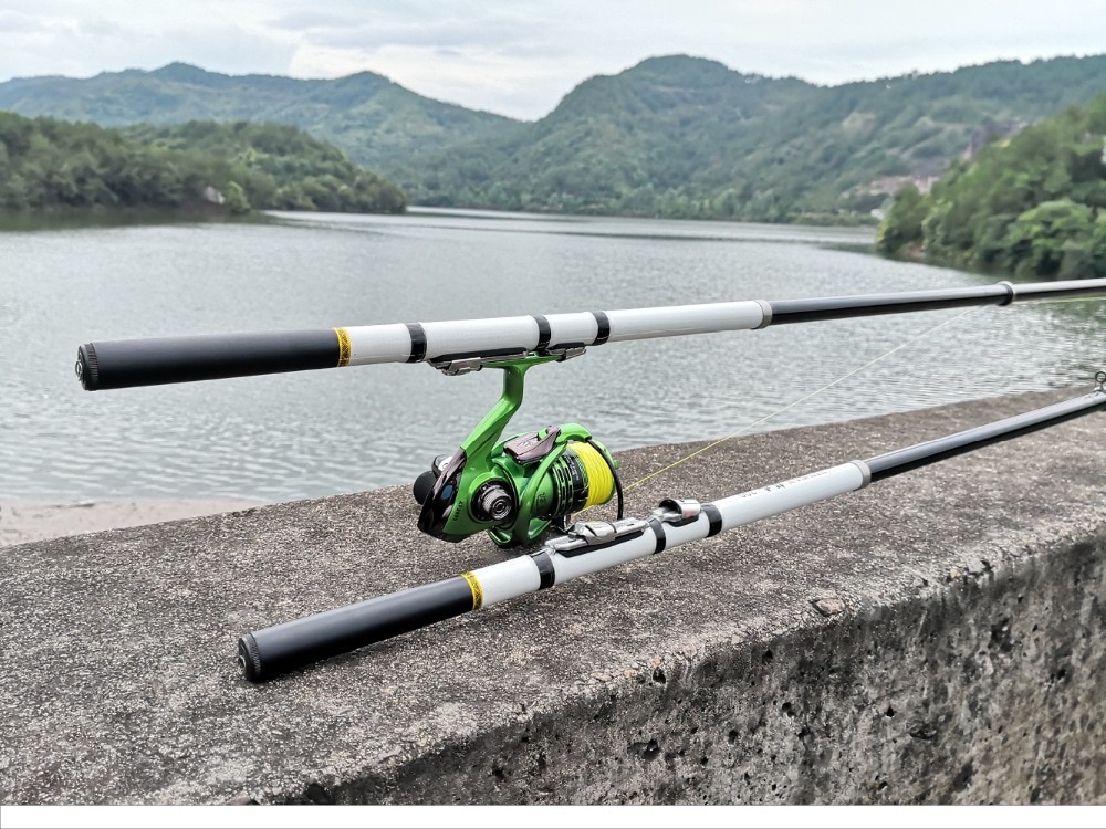 Long Telescopic Spinning Fishing Rod