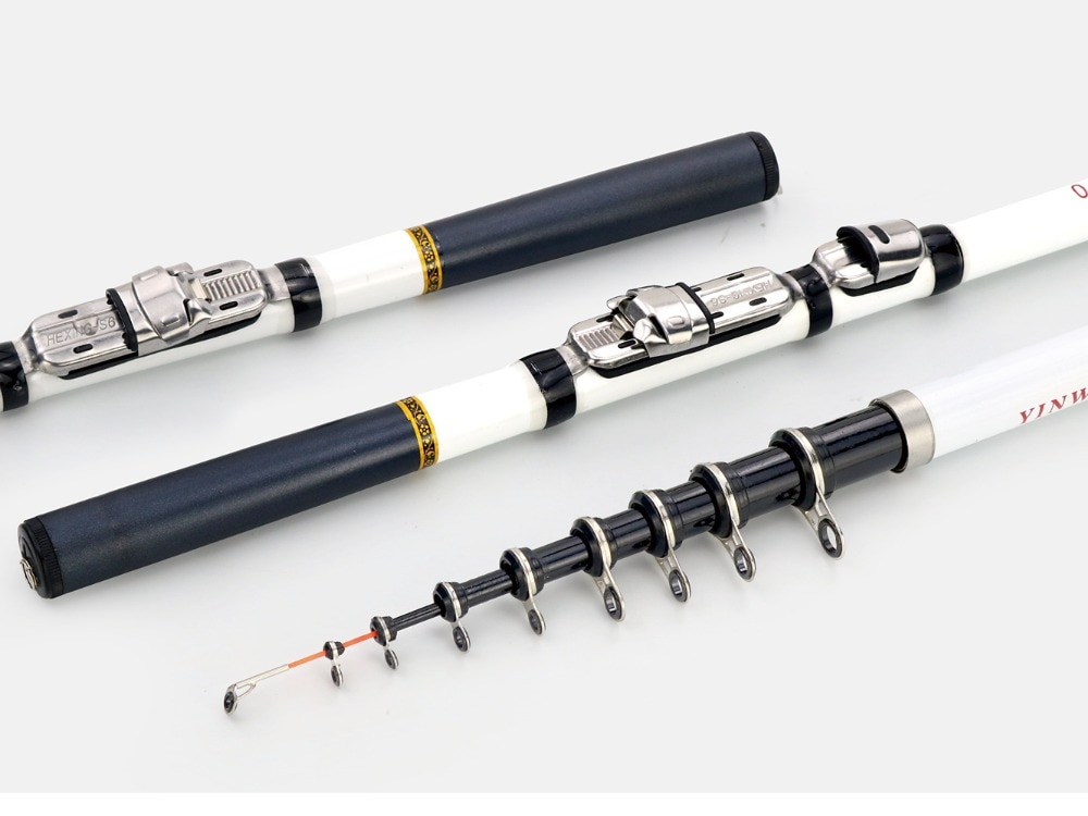 Long Telescopic Spinning Fishing Rod