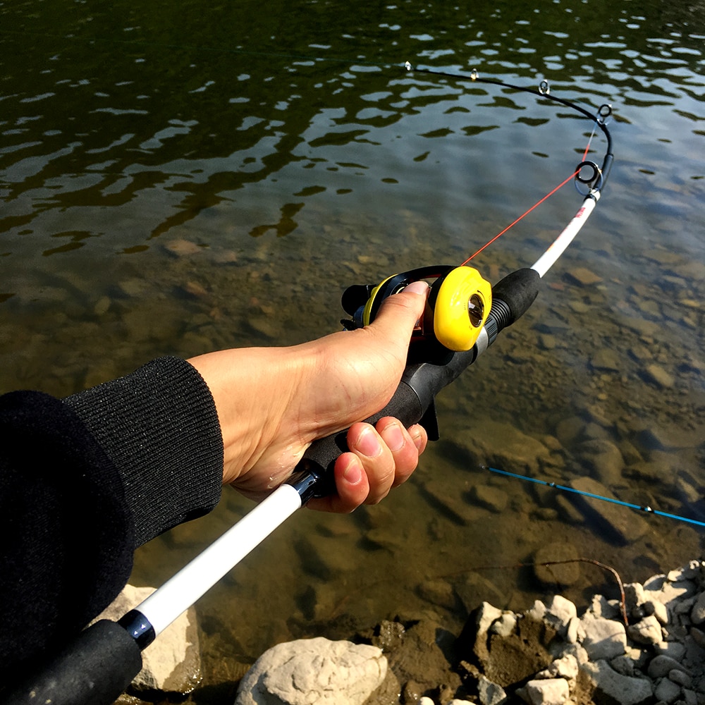 Carbon Fiber and Fiberglass Fishing Rod