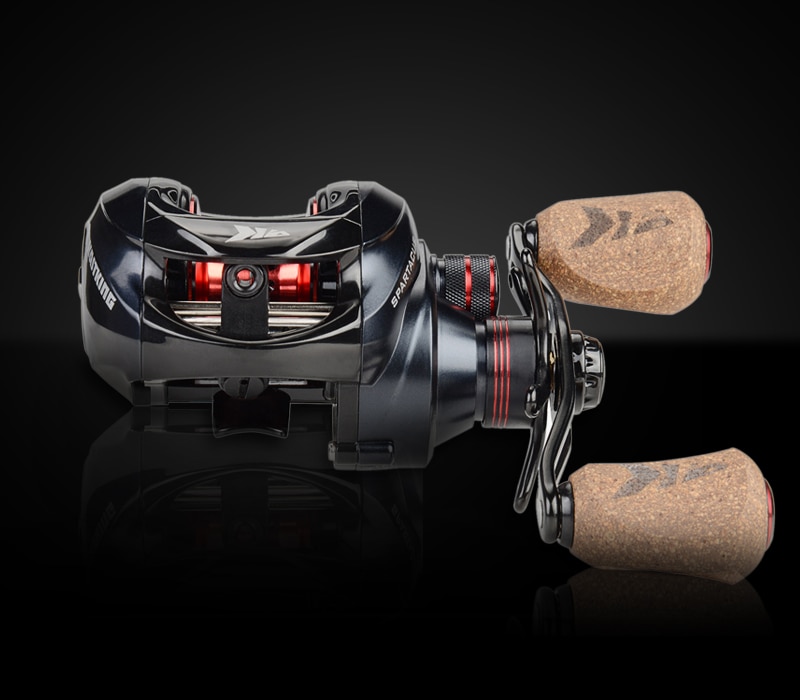 Bait Casting Reel with Dual Brake System for Fishing