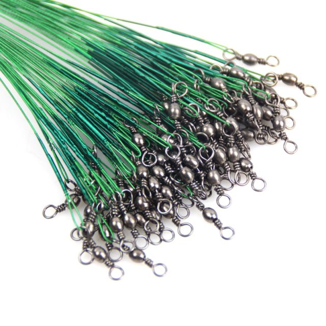 Steel Swivel Fishing Wire Leaders Set - Aalamey