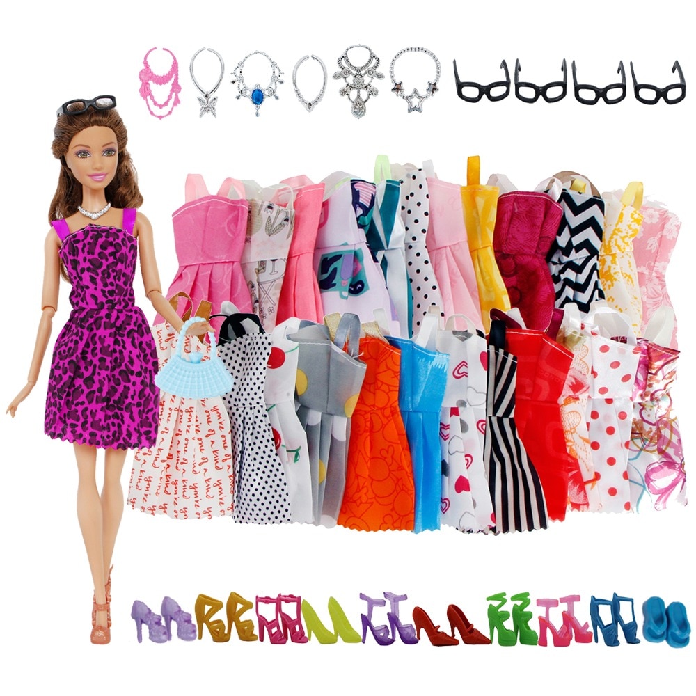 Dolls Clothing & Accessories 32 pcs Set