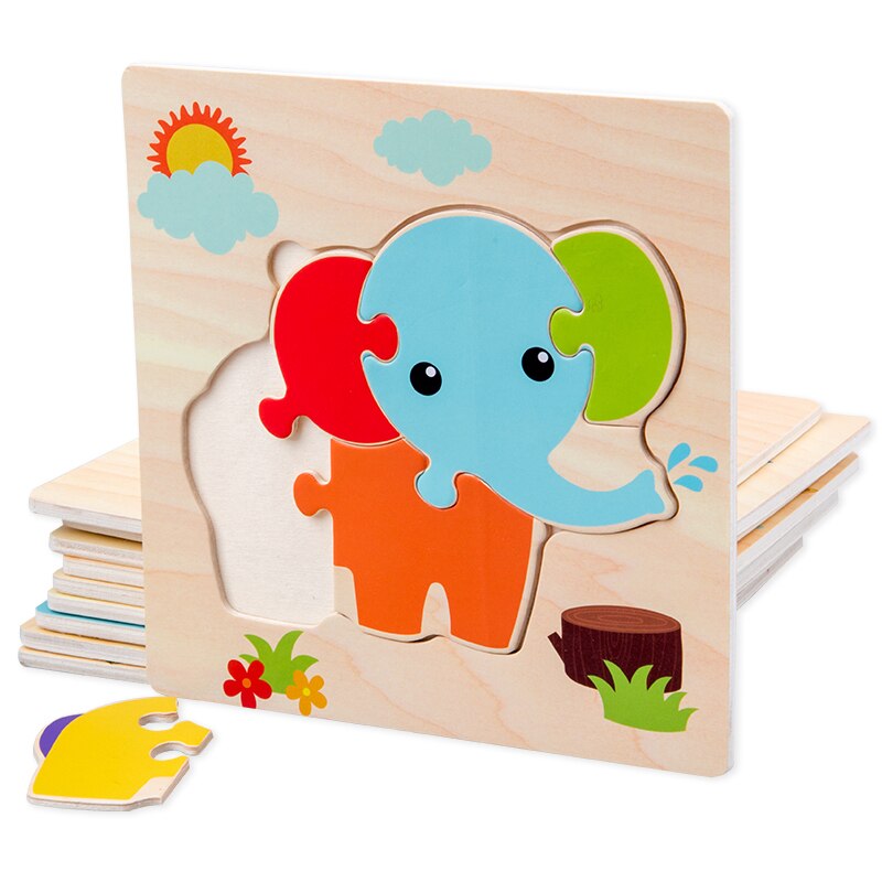 Babies Wooden 3D Puzzle Toy