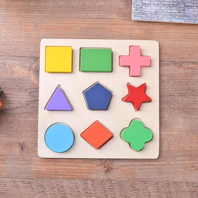 Geometric Educational Wooden Puzzle Toy