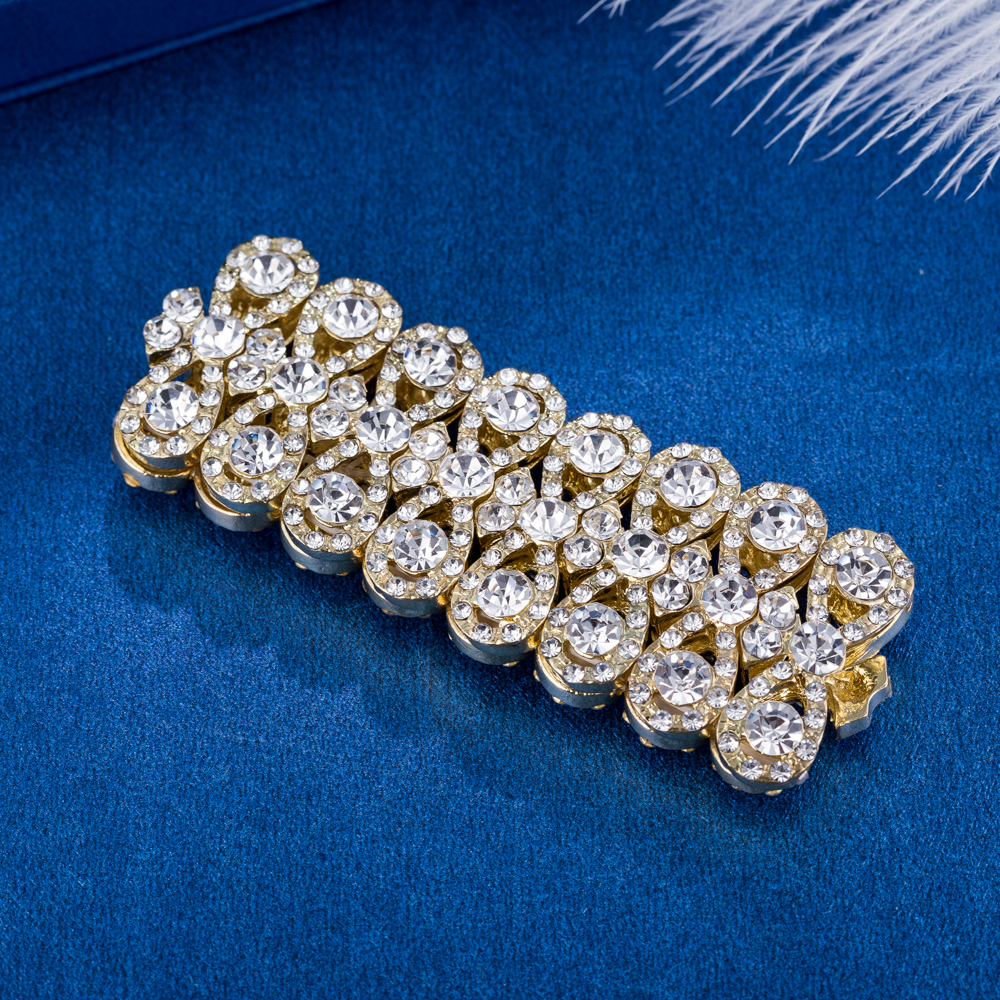 Wedding Full Rhinestones Maxi Bracelet for Women