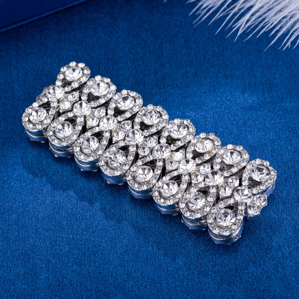 Wedding Full Rhinestones Maxi Bracelet for Women