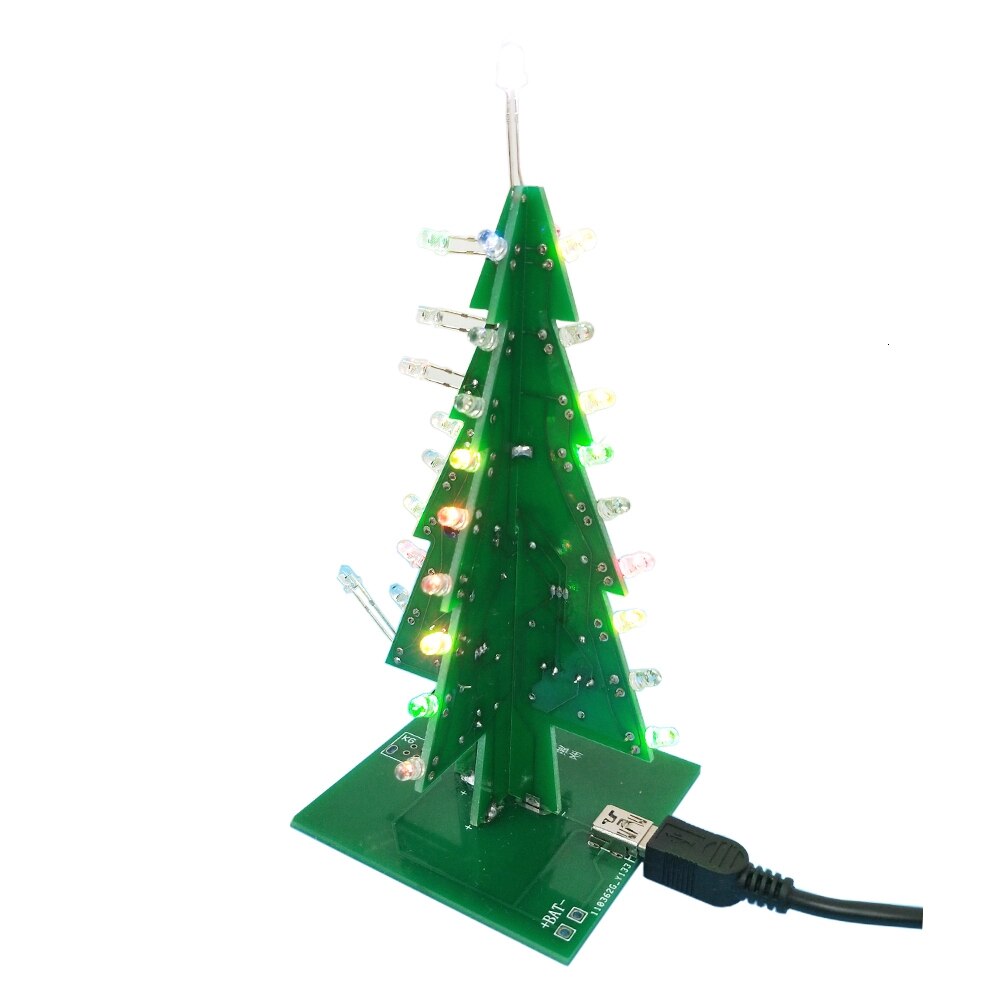 3D Christmas Tree DIY Kit Robots Toys 